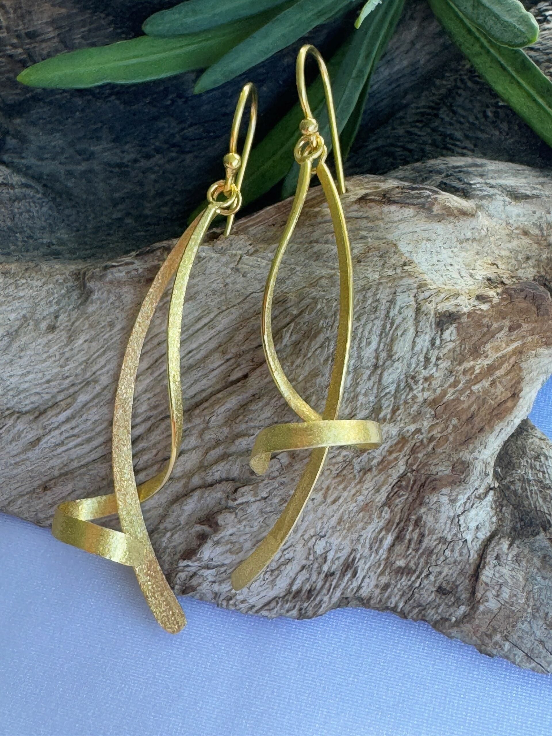 Looped Earrings Gold Looped Earrings Gold