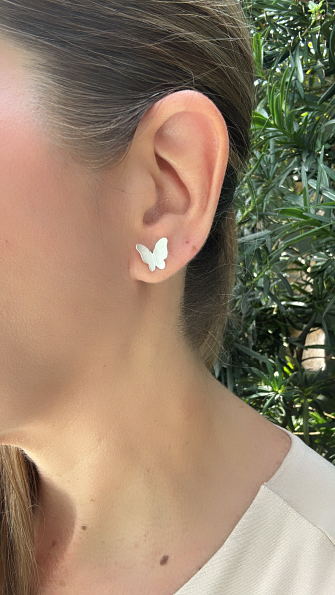Monarch Studs Silver