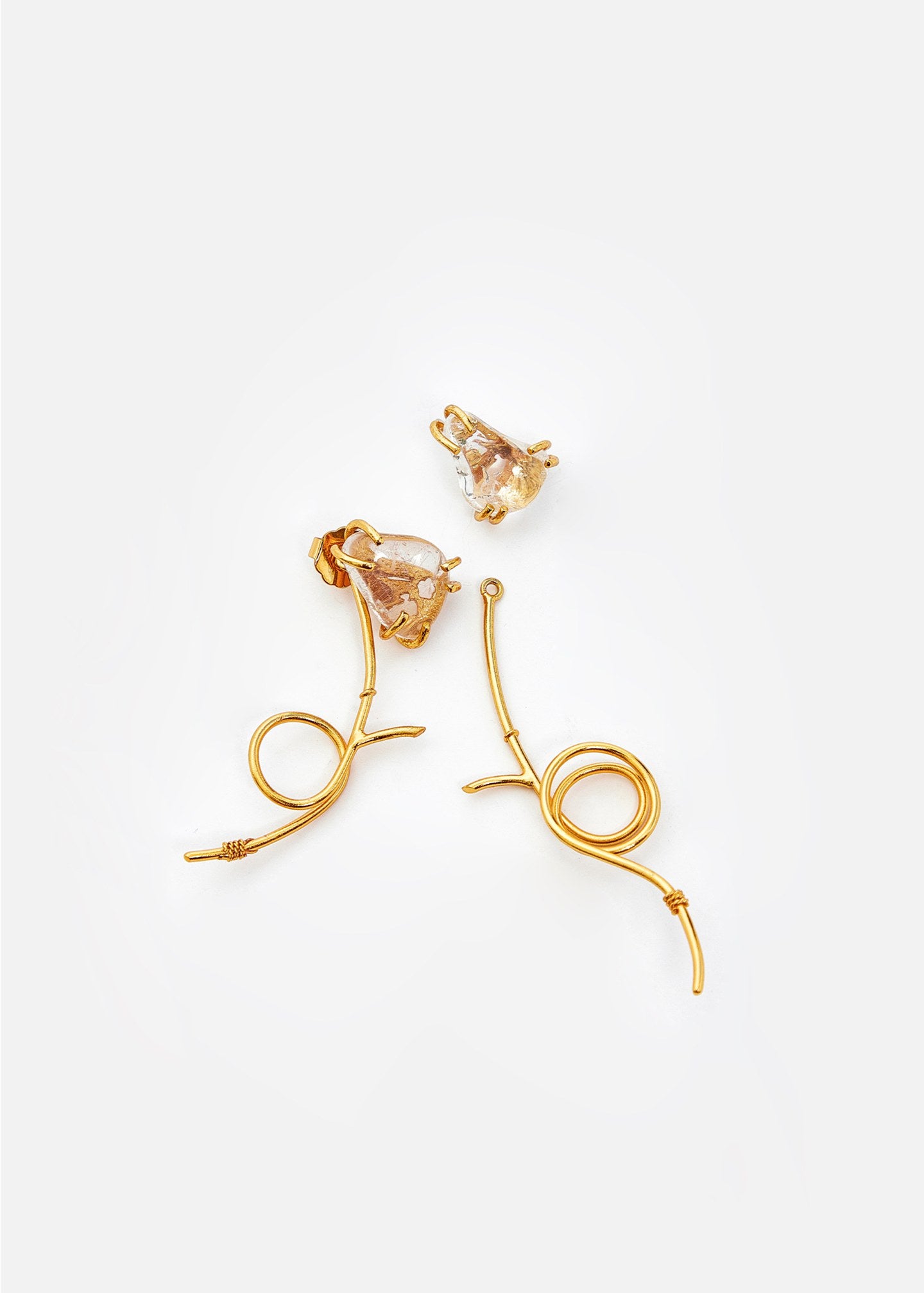 Cuarzo Bromelia Earrings