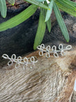 Twig Climber Earrings Silver