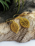 Golden Leaf Earrings